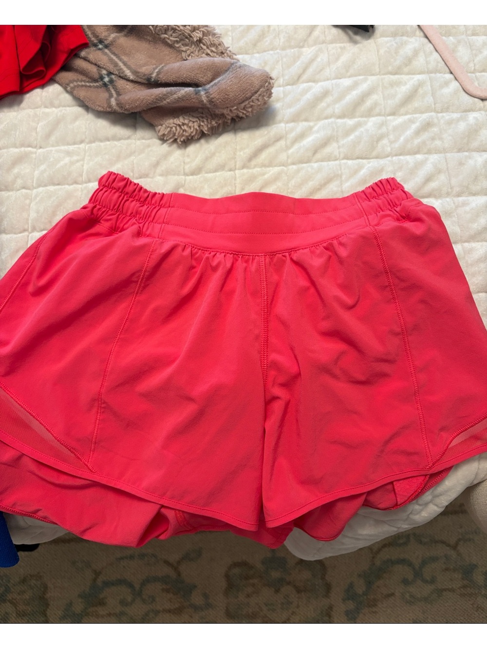 lululemon athletica Coral Pink Running Shorts